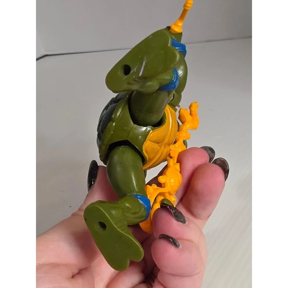 1990 Playmates TMNT‎ Wacky Action Sword Slicin' Leonardo action figure as is